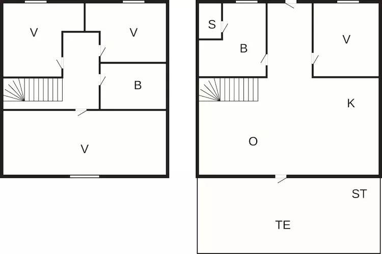 6 Personen vakantie huis in Sørbøvåg-Plattegrond