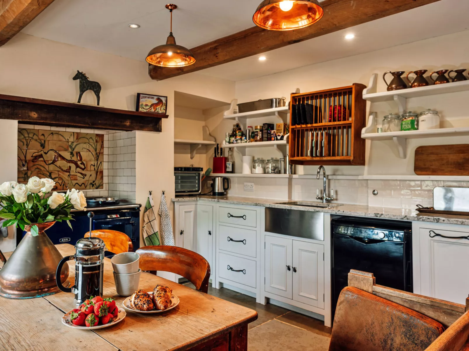 Beili Glas Cottage-Binnen