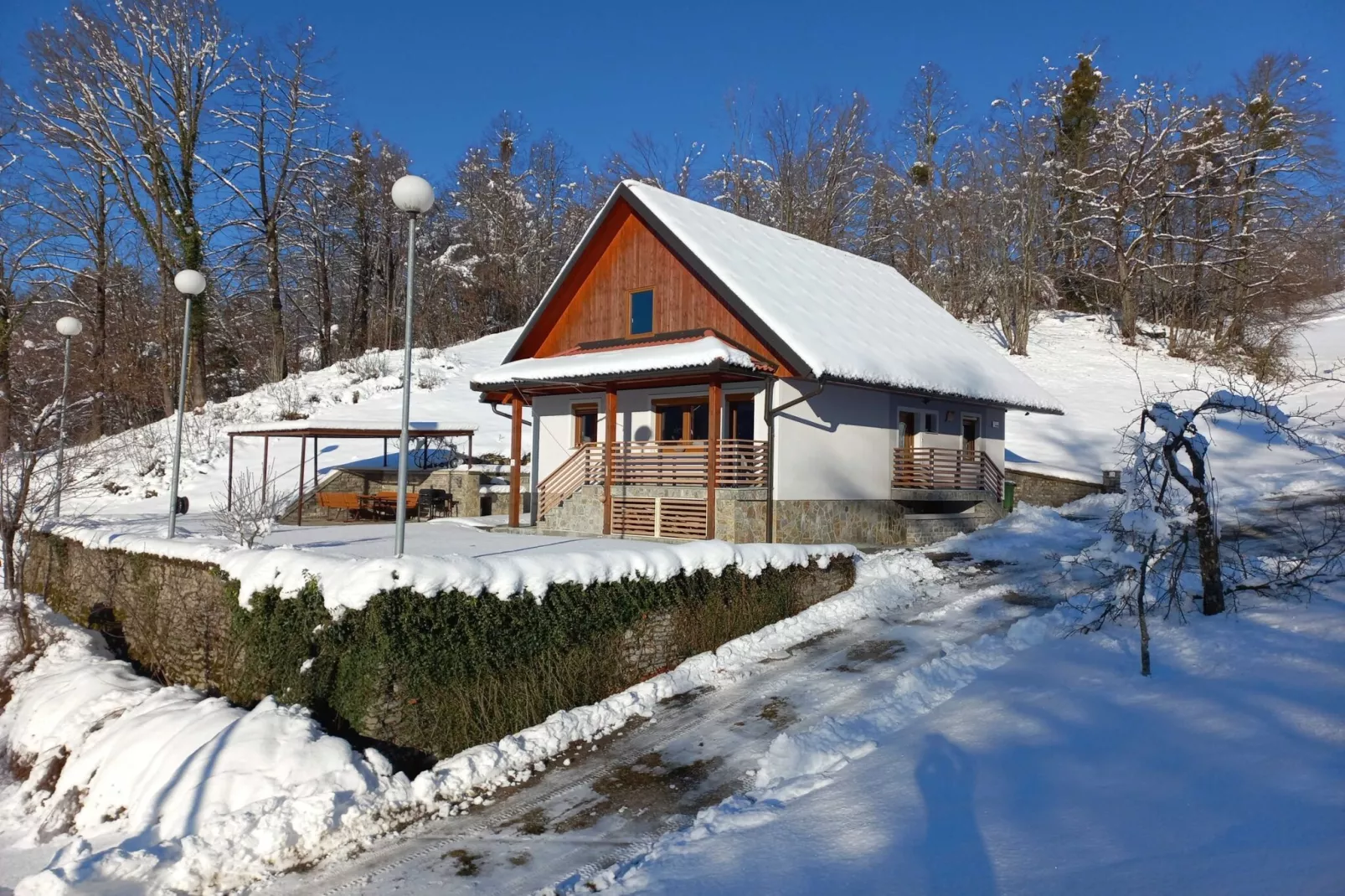 Holiday Home Slap with Sauna and BBQ - Two Bedroom Holiday Home-Buitenlucht