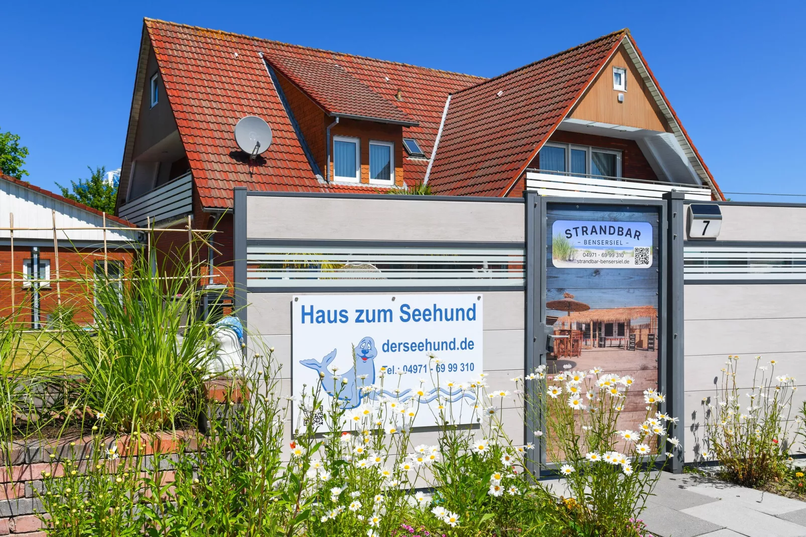 Haus zum Seehund 1-Tuinen zomer