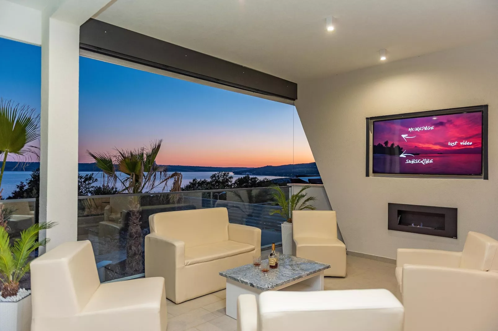 Luxury villa Michelle-Woonkamer