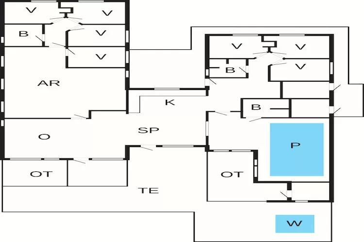 5 sterren vakantie huis in Bogense-Plattegrond