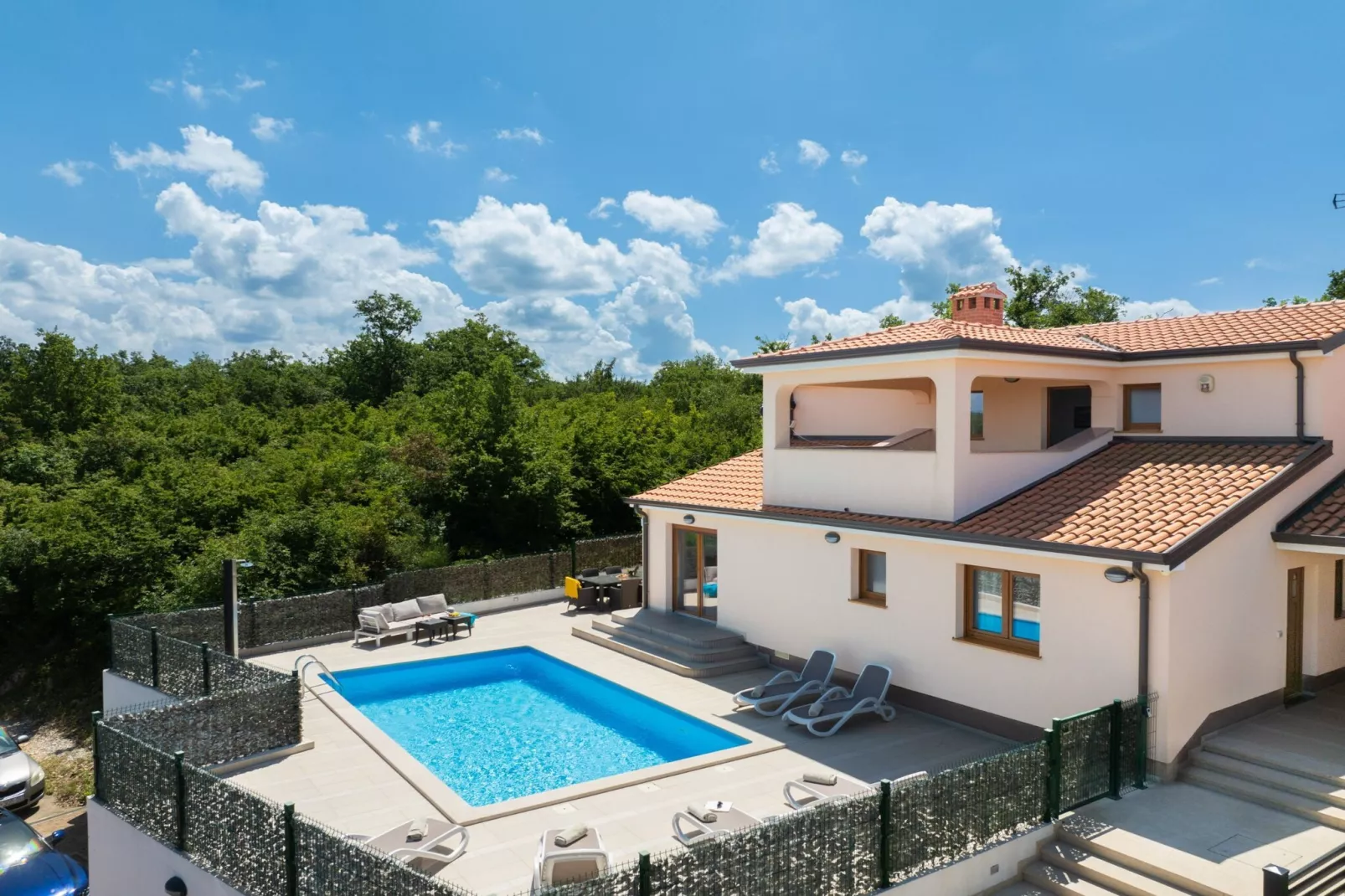 Holiday Home Mlačić - Three Bedroom Holiday Home with Pool-Uitzicht