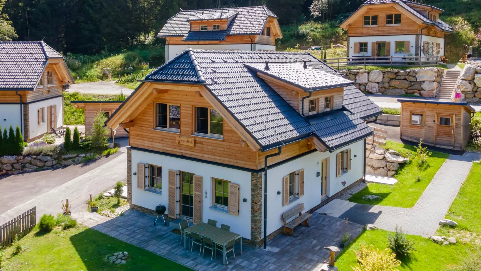 Im grünen Herzen-Buitenkant zomer