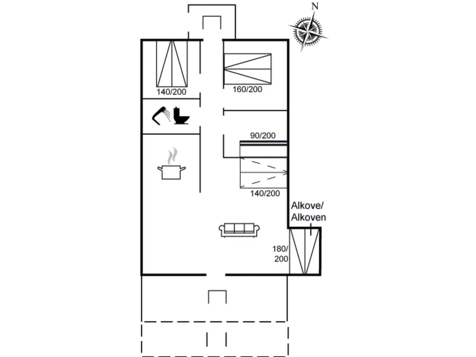 "Justina" - 200m from the sea-Binnen