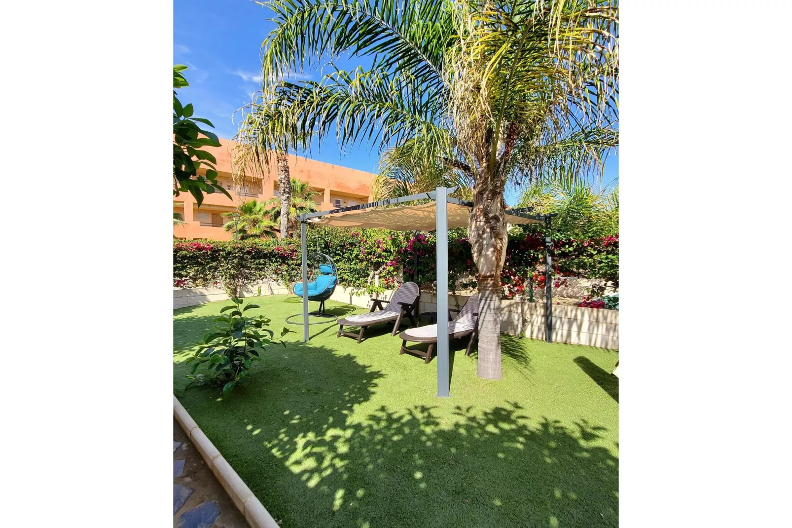 CT 340 AL - Gardenapartment - Paraiso de Vera-Tuinen zomer