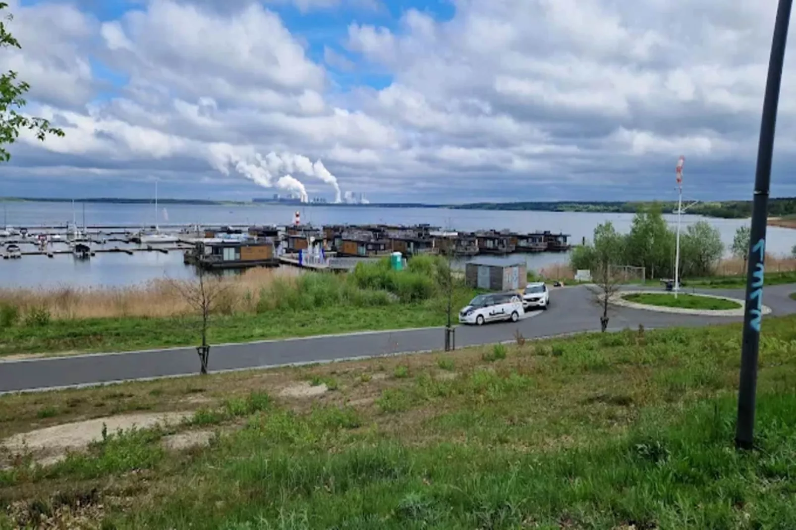 Hausboot am Bärwalder See-Gebieden zomer 5km