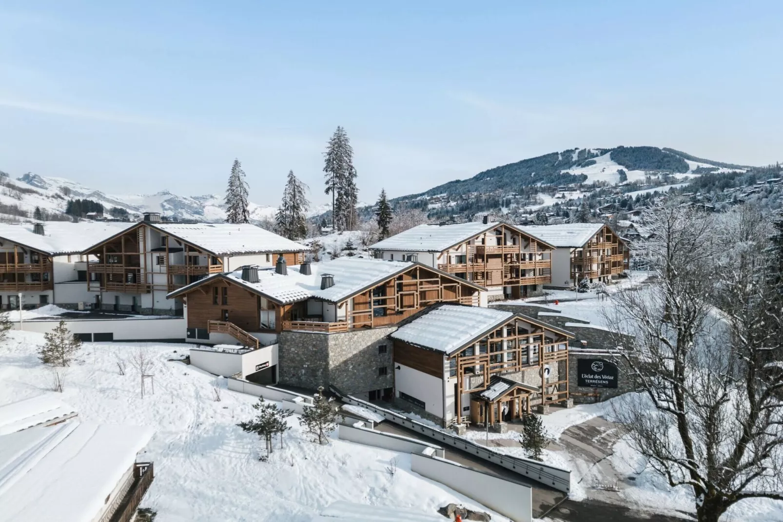 Residence L’ÉCLAT DES VÉRIAZ A37S-Gebied winter 1km