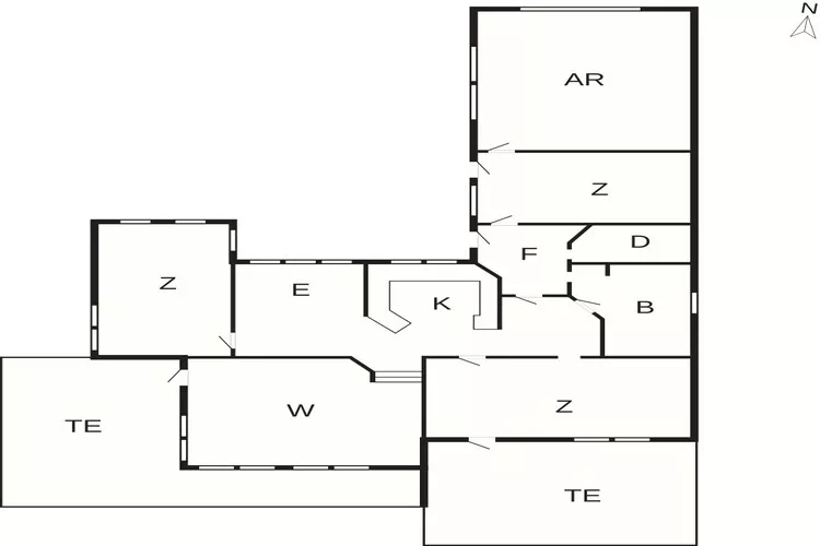 5 sterren vakantie huis in Sæby-Plattegrond