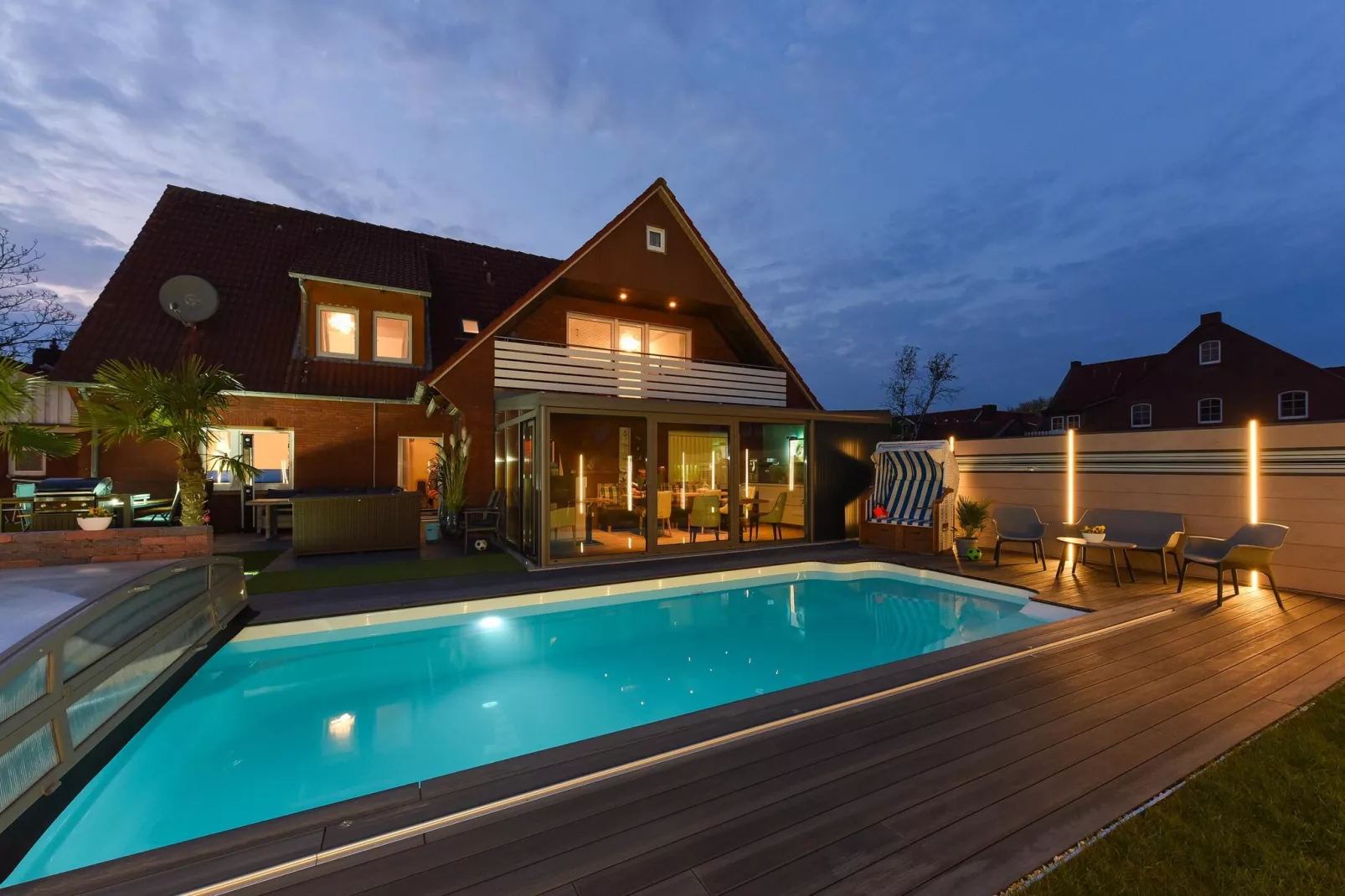 Haus zum Seehund 2 - Tuinen zomer