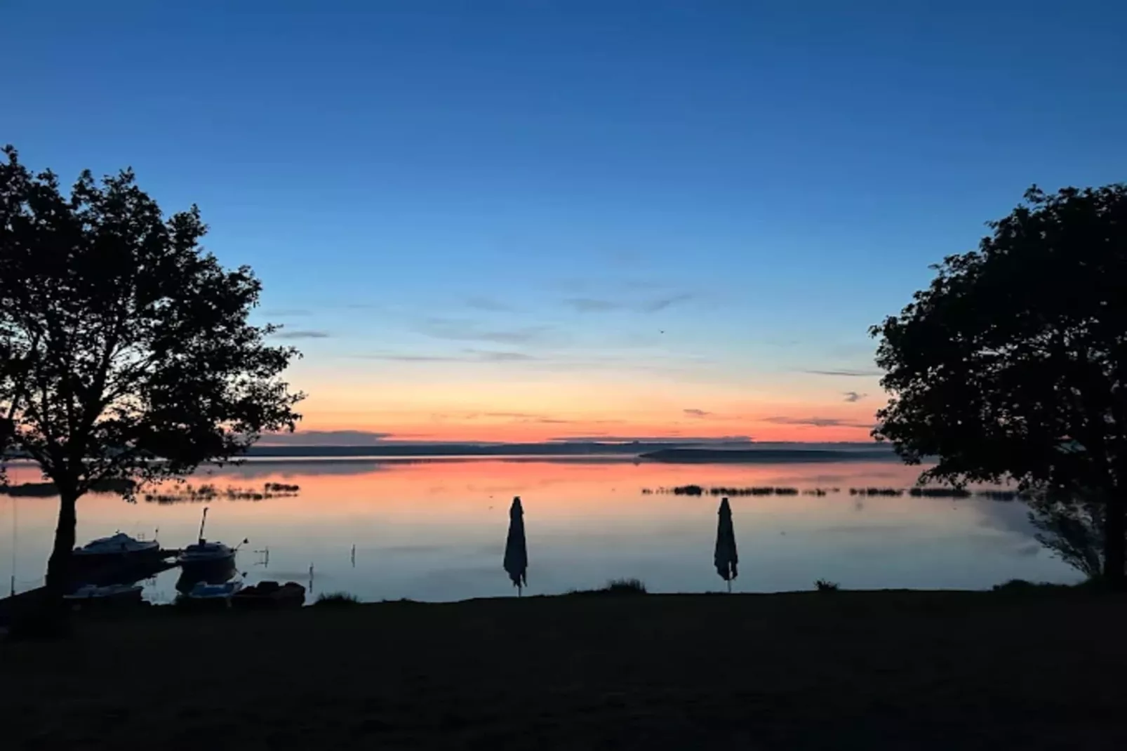 Hausboot am Gräbendorfer See-Gebieden zomer 5km