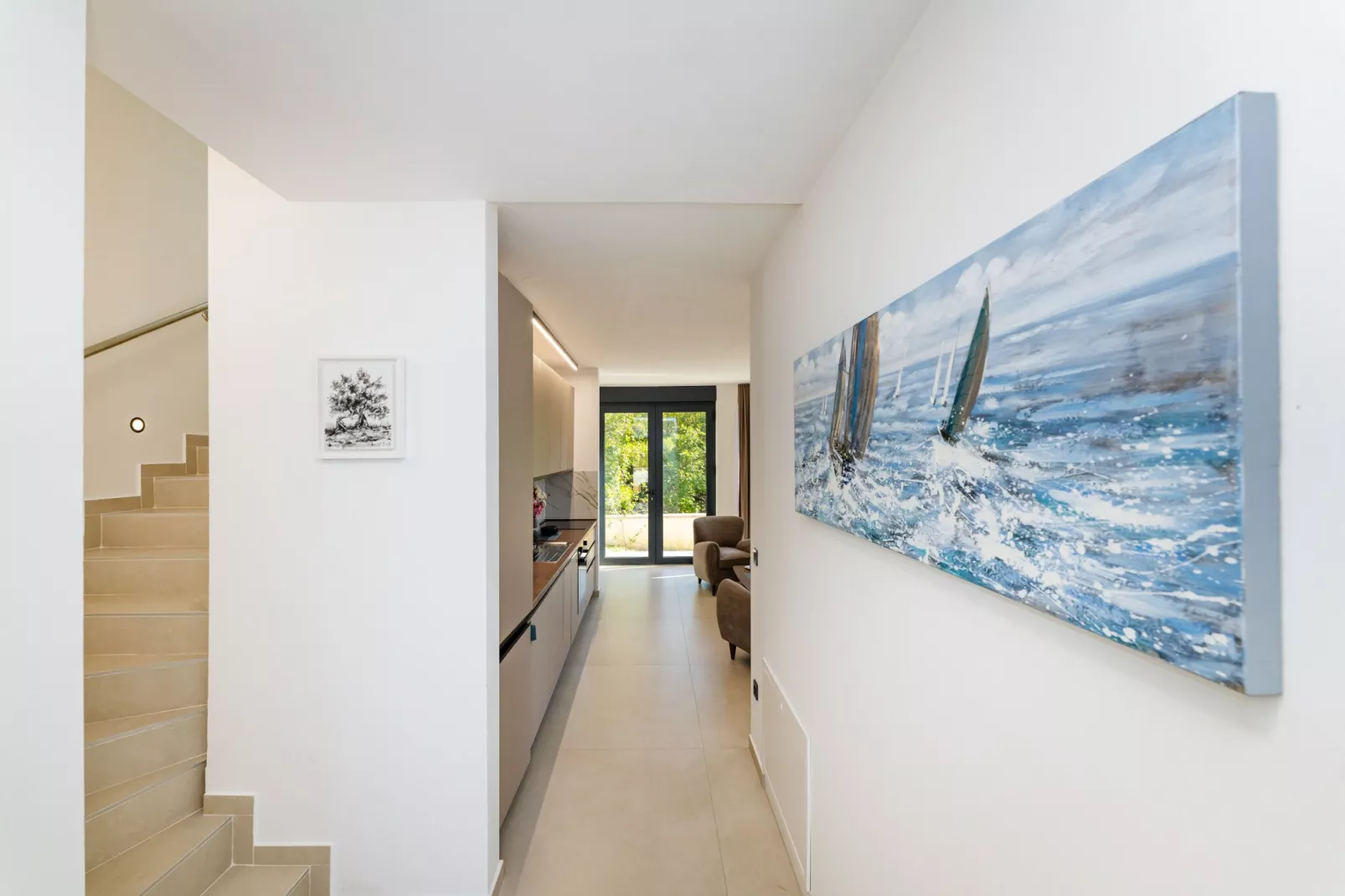 Sea view Villa Senti-Overloop