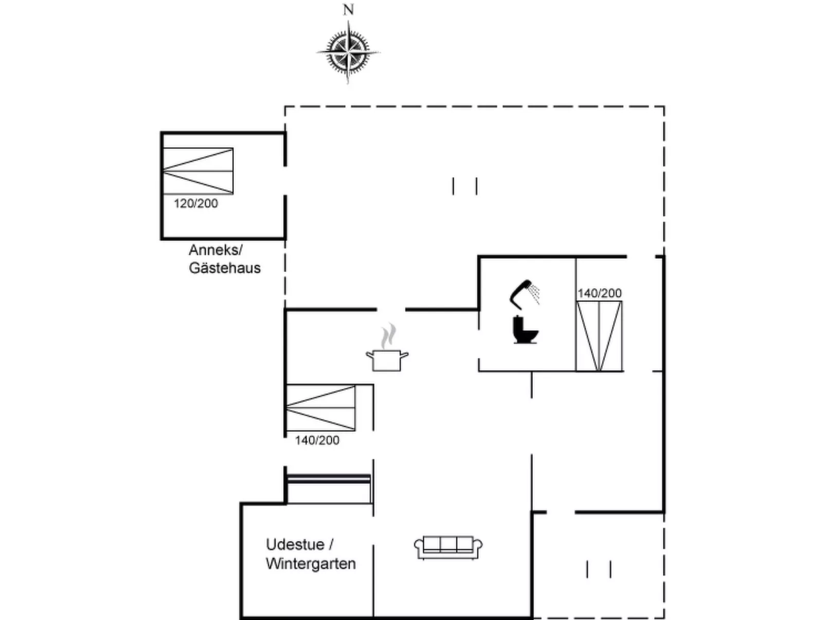 "Sebastian" - 100m to the fjord-Binnen