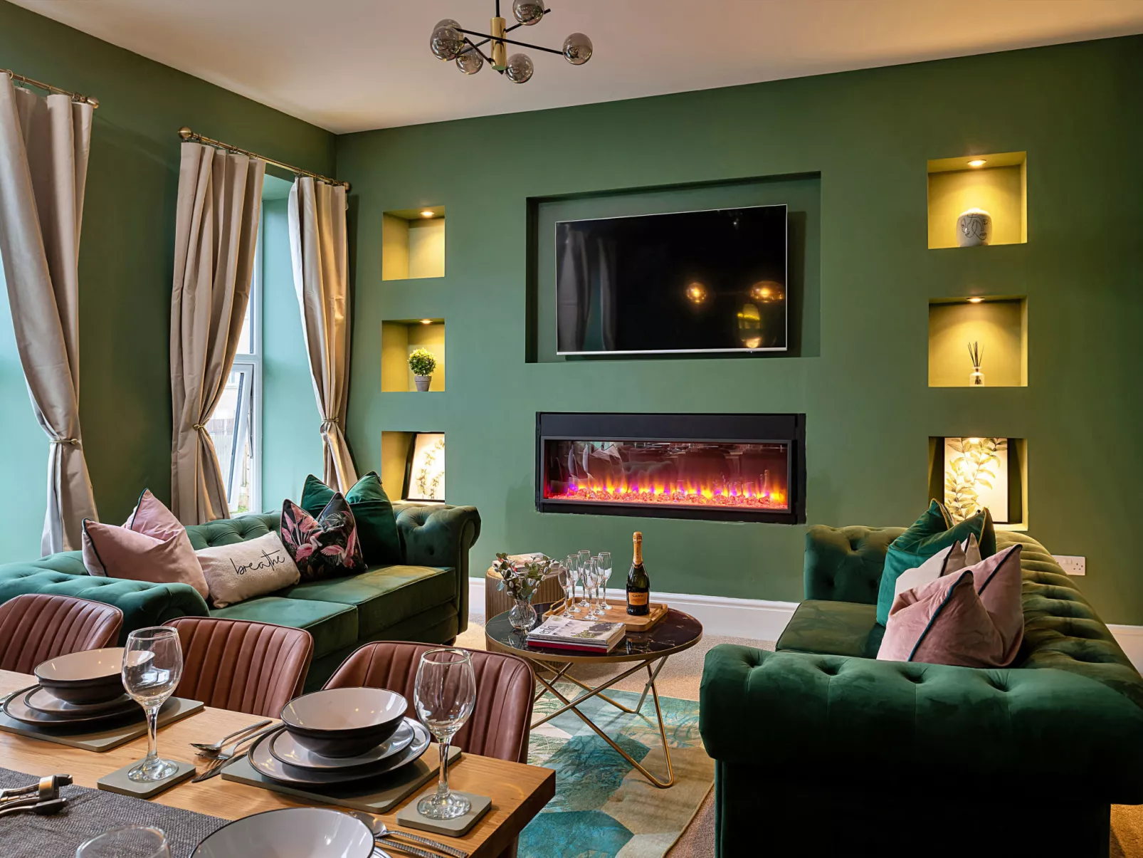 Peace Retreats Penthouse-Binnen