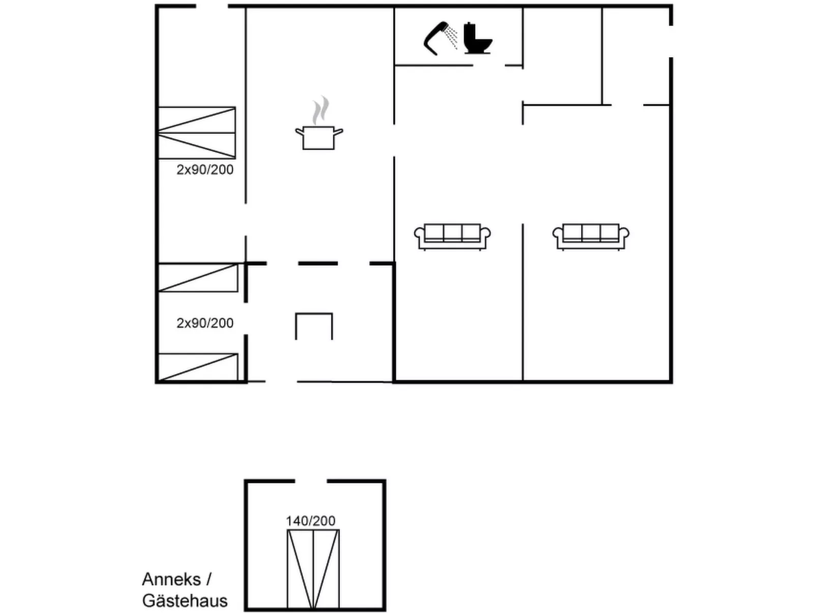 "Lenard" - 400m from the sea-Binnen