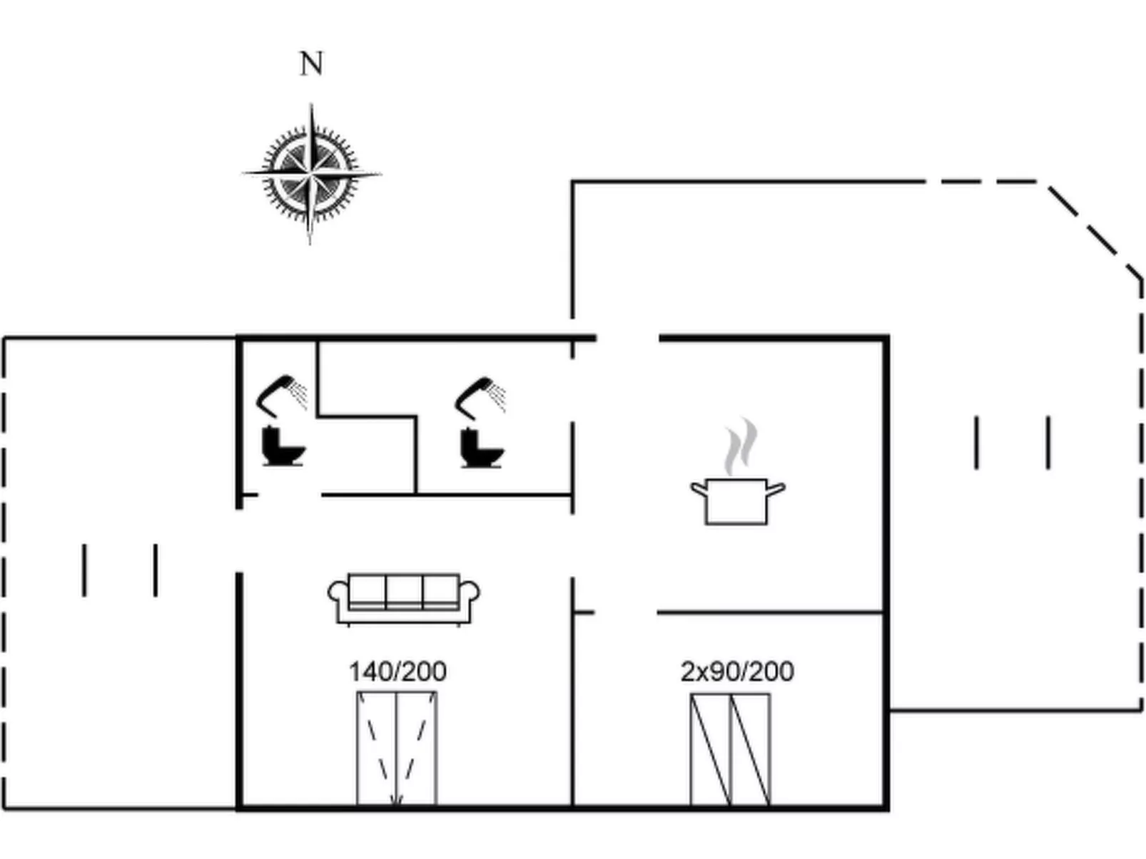 "Felicia" - 200m from the sea-Binnen