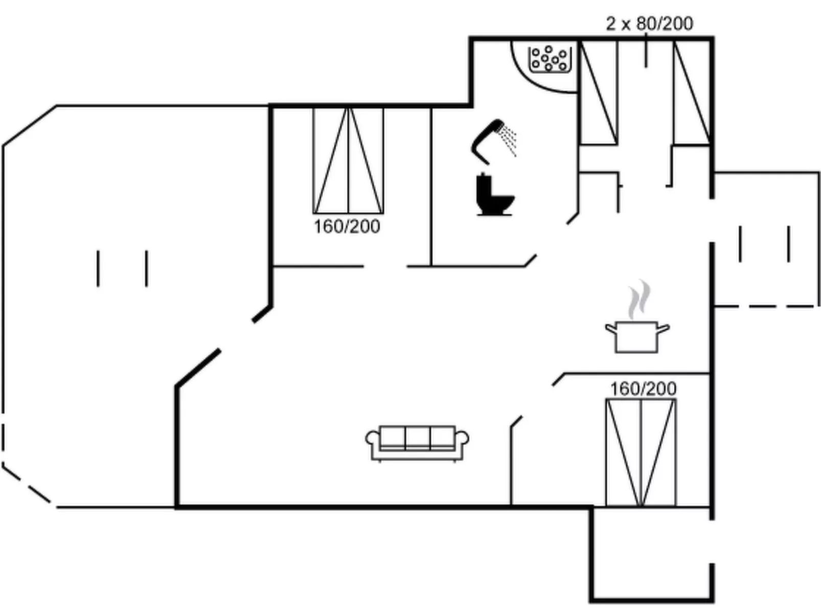 "Gustava" - 700m from the sea-Binnen