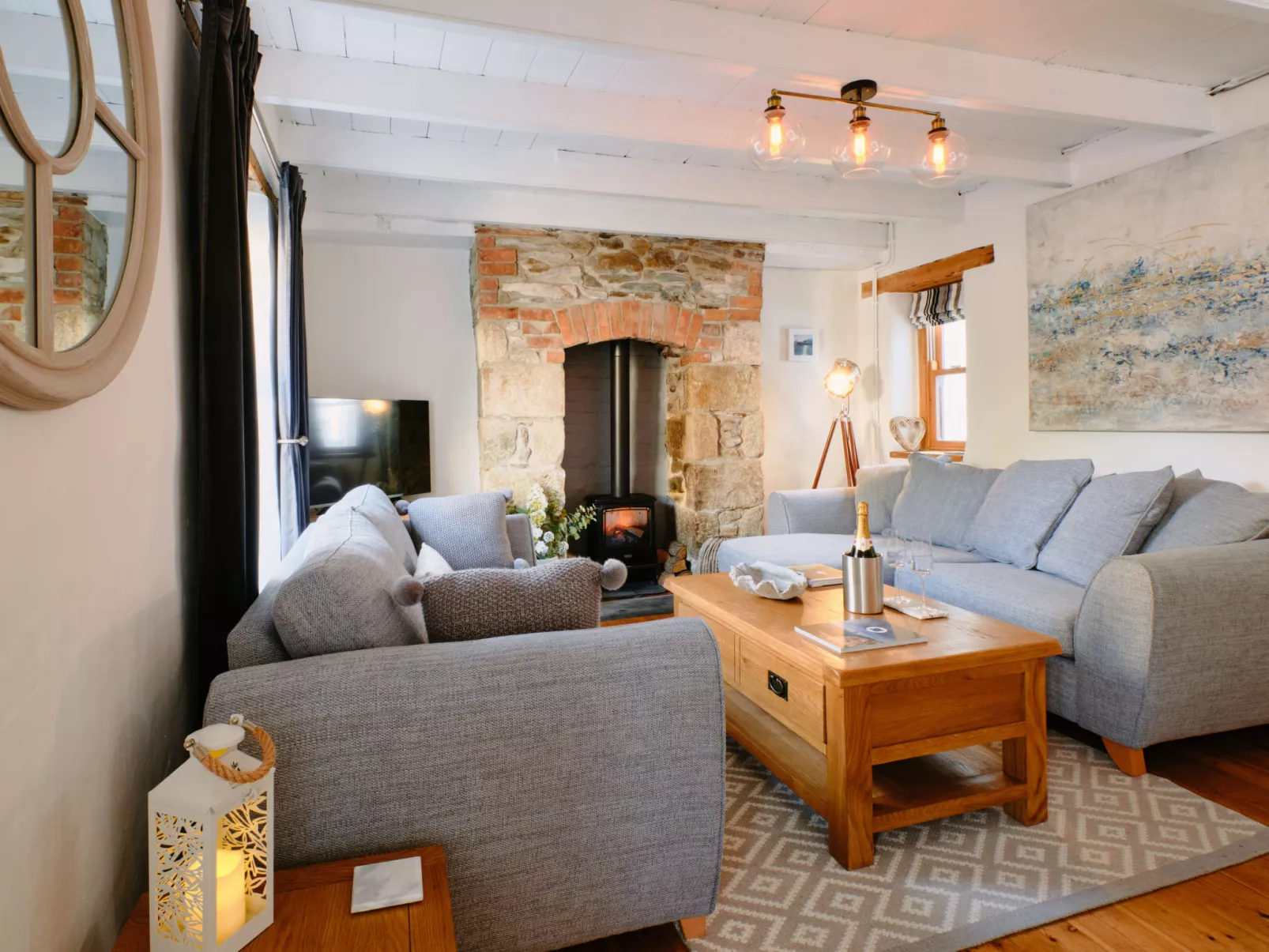 Scallop Cottage-Binnen