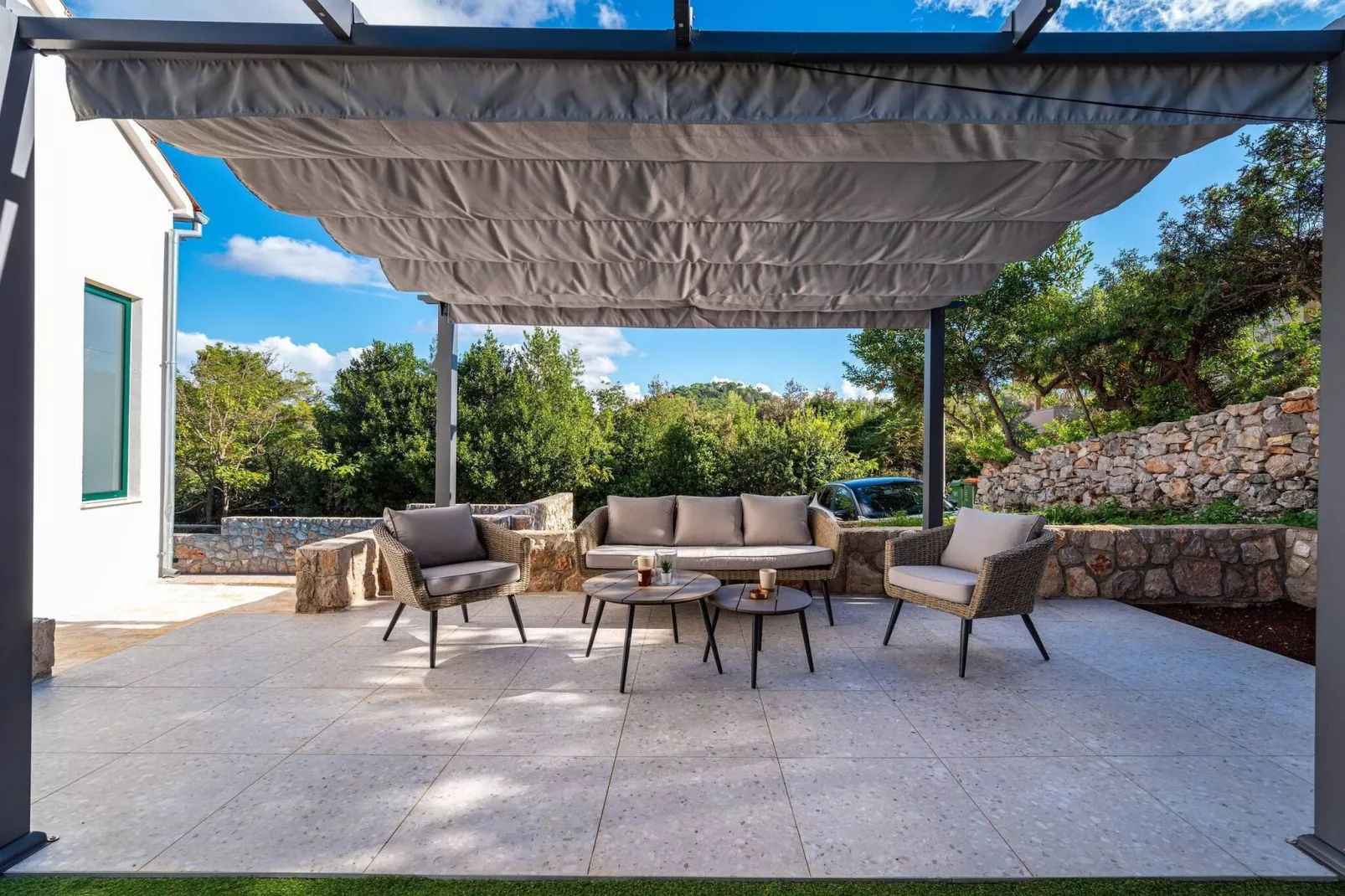 Sea view Villa Nana-Terrasbalkon