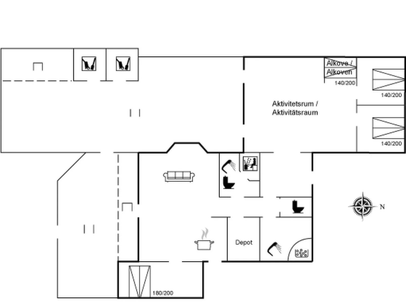 "Gustina" - 1.2km from the sea-Binnen