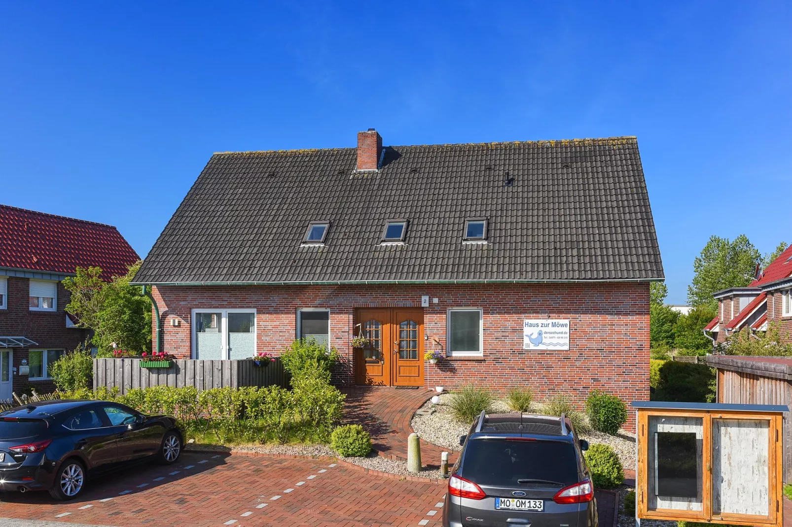 Haus zur Möwe 3 - Buitenkant zomer