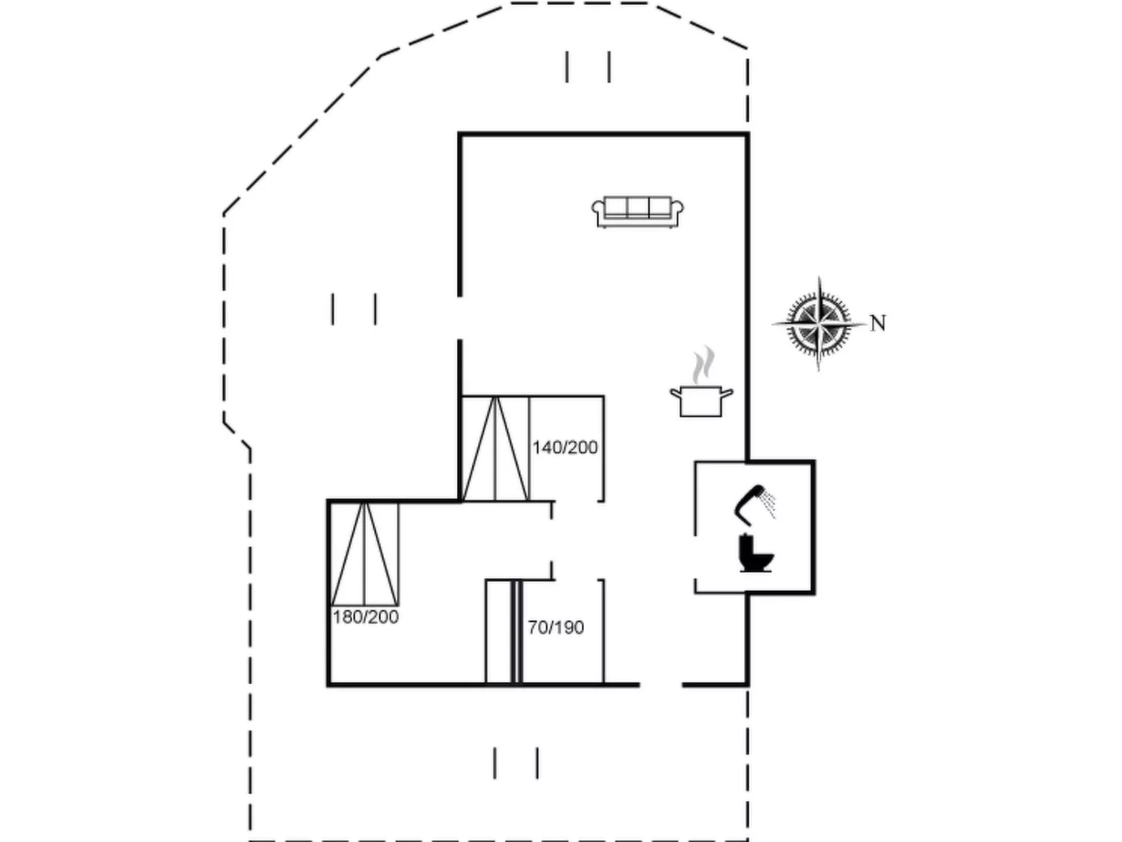 "Adisl" - 350m from the sea-Binnen