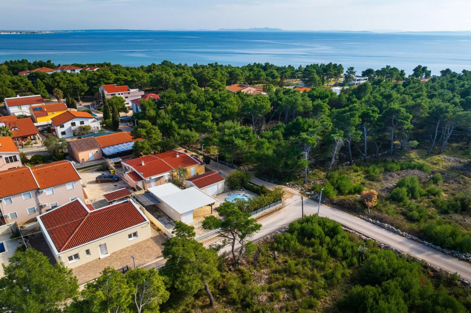 Villa Gajser-Gebieden zomer 1km
