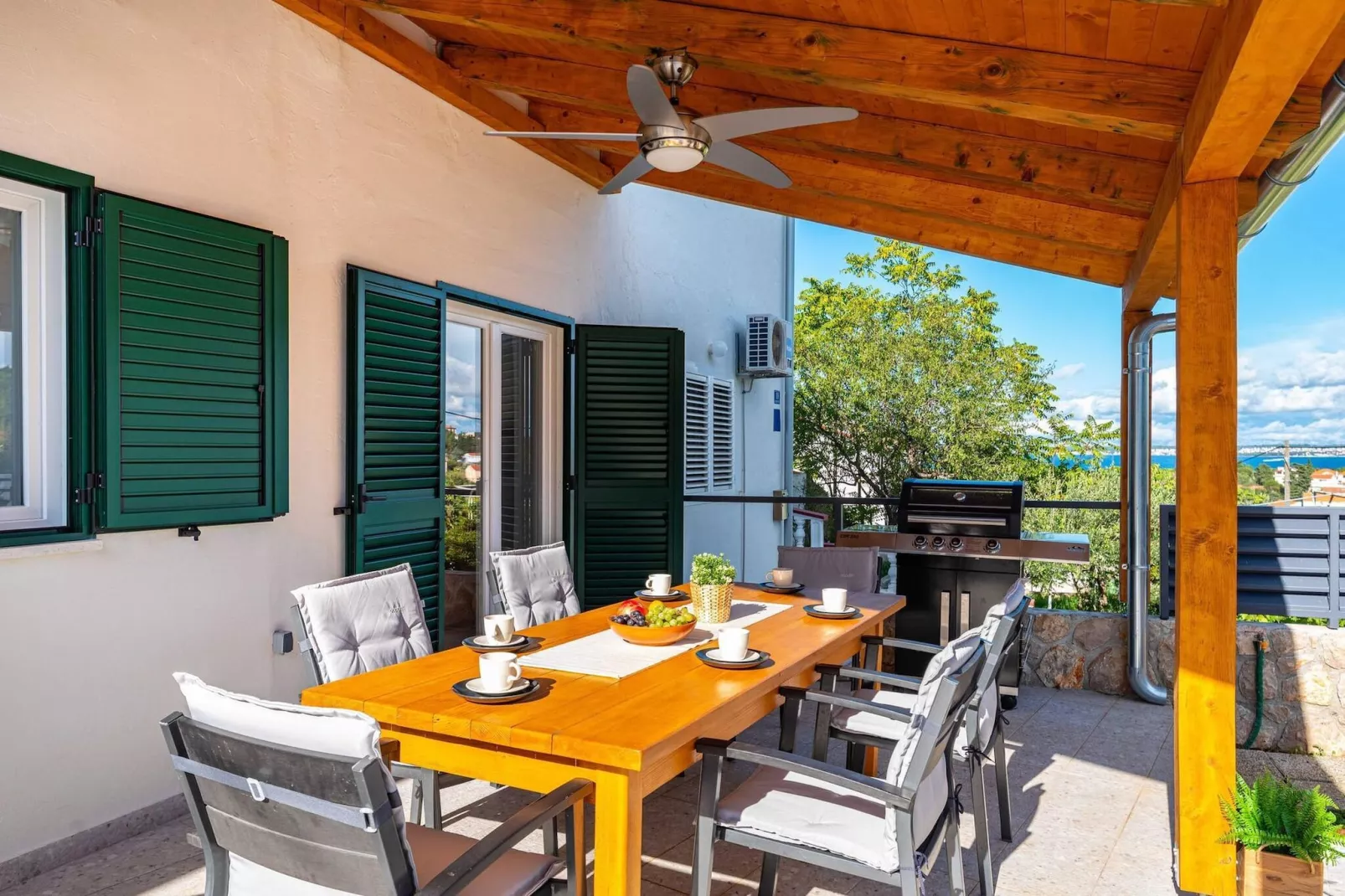 Sea view Villa Nana-Terrasbalkon