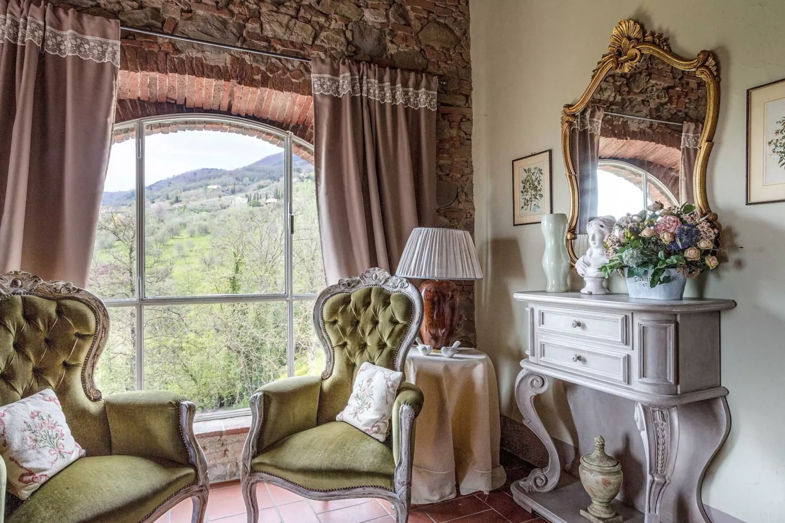 Villa Il Palagio-Uitzicht zomer