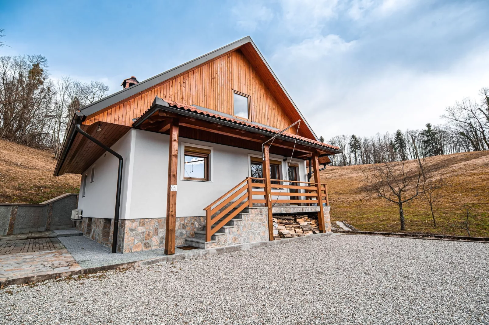 Holiday Home Slap with Sauna and BBQ - Two Bedroom Holiday Home-Buitenlucht