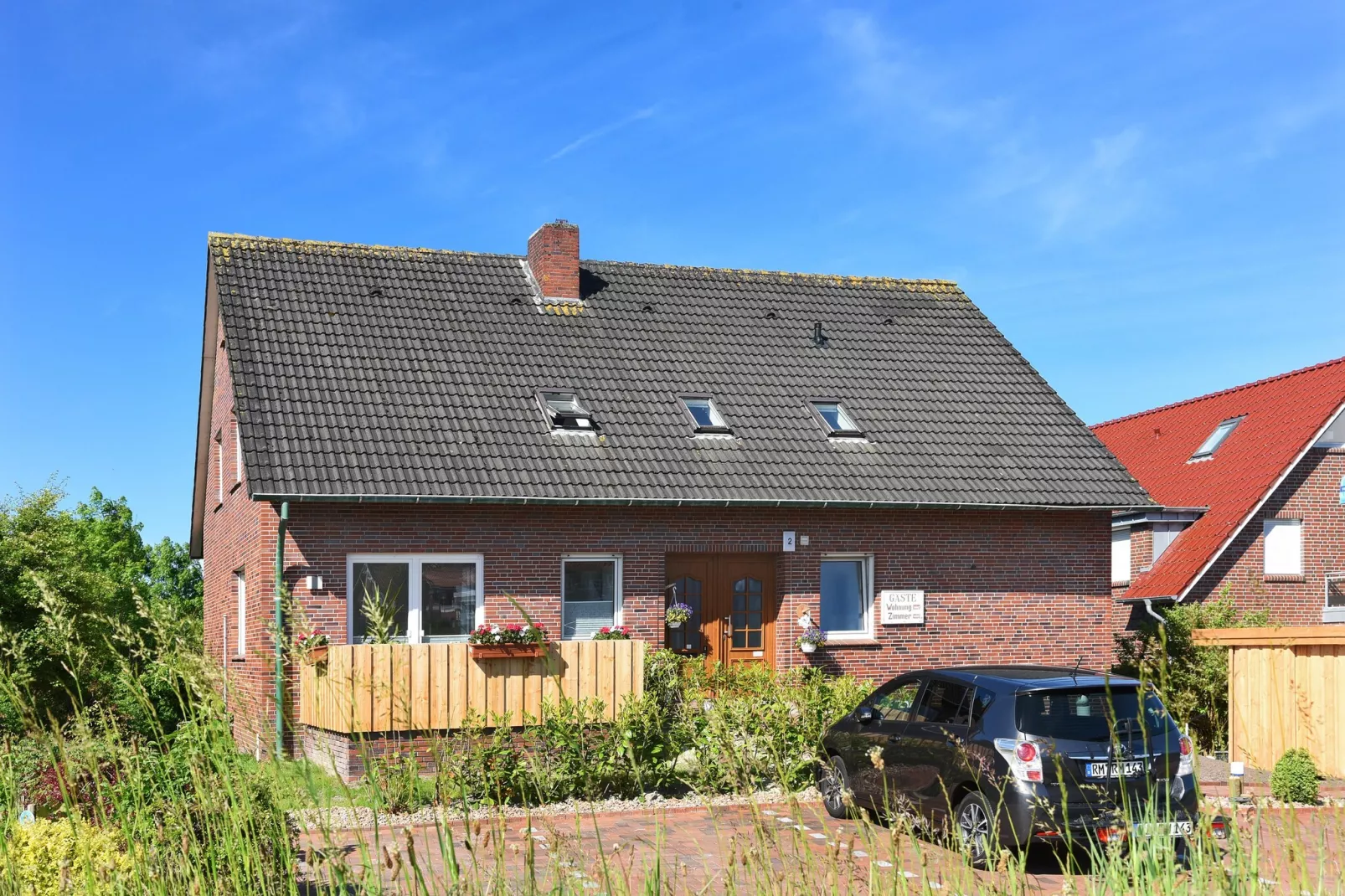 Haus zur Möwe 3 - Buitenkant zomer