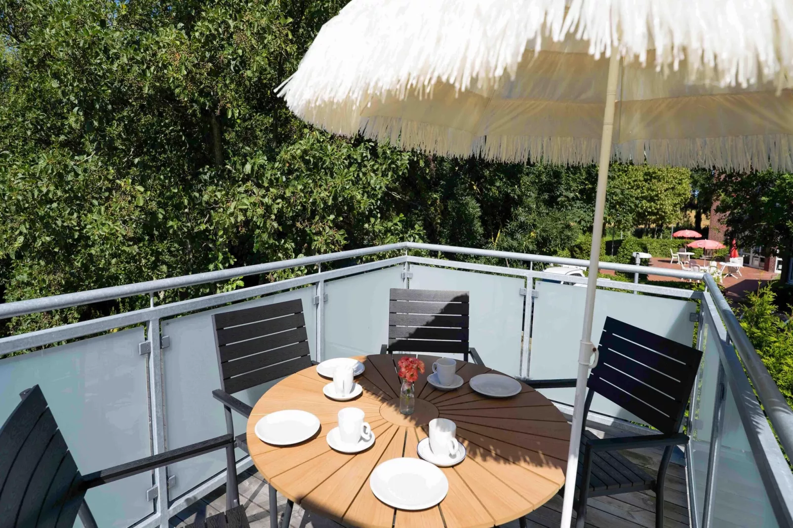 Haus Strandkorb 4-Terrasbalkon