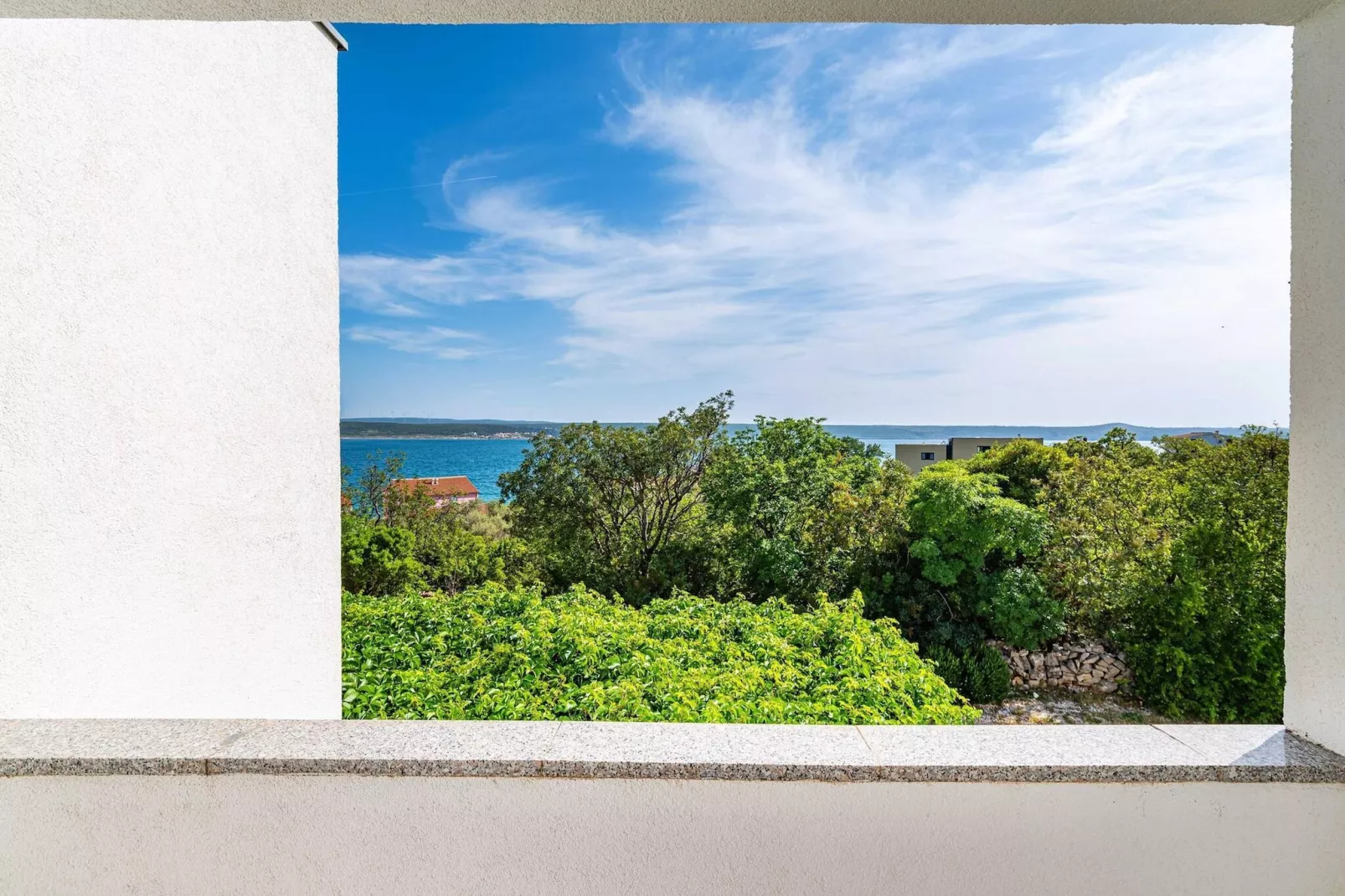 Sea view apartment Dajana-Uitzicht zomer