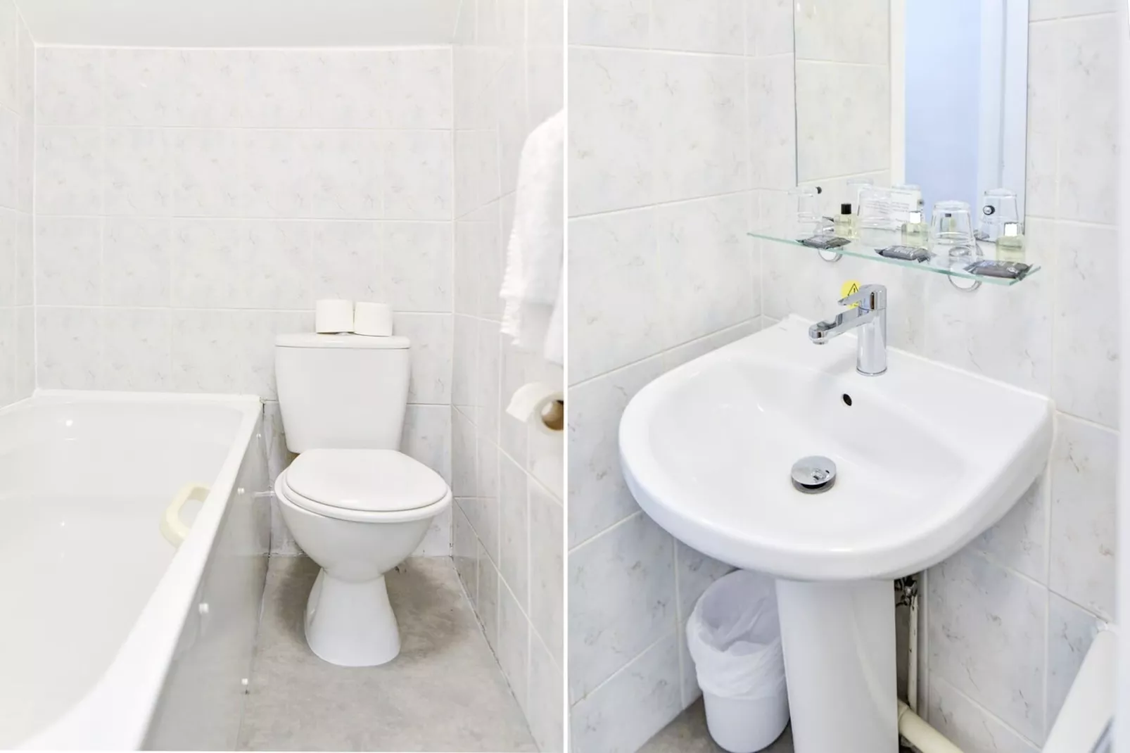 Standard Double Room-Badkamer