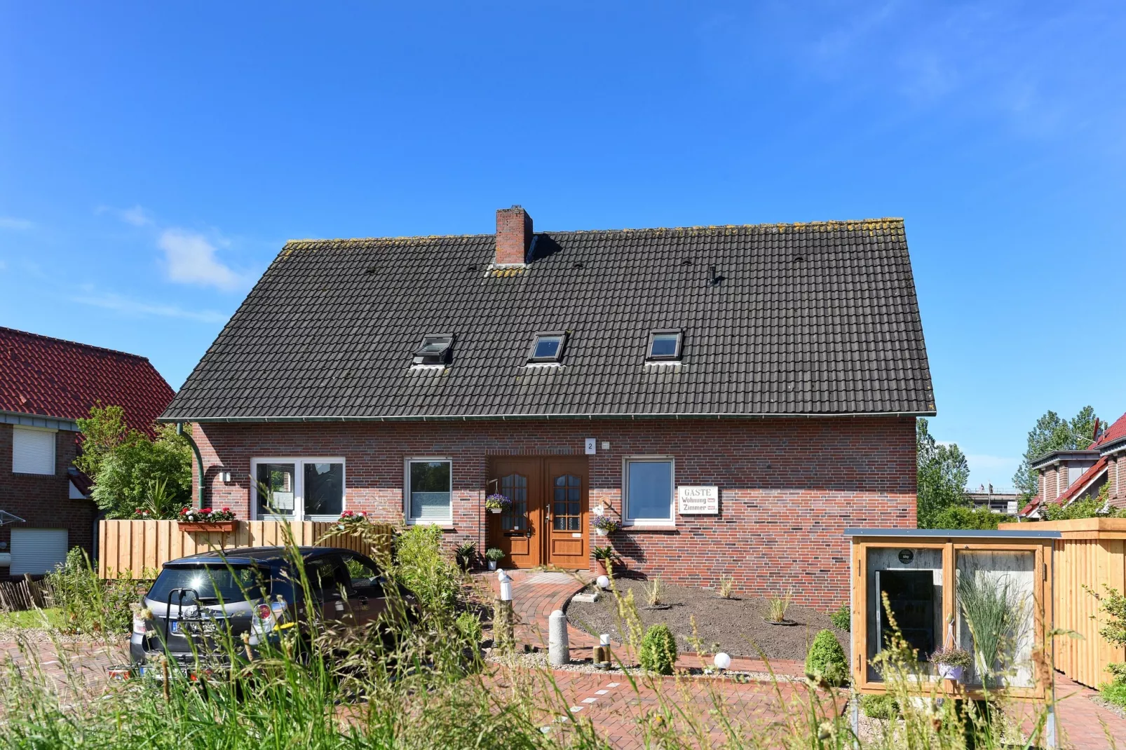 Haus zur Möwe 3 - Buitenkant zomer