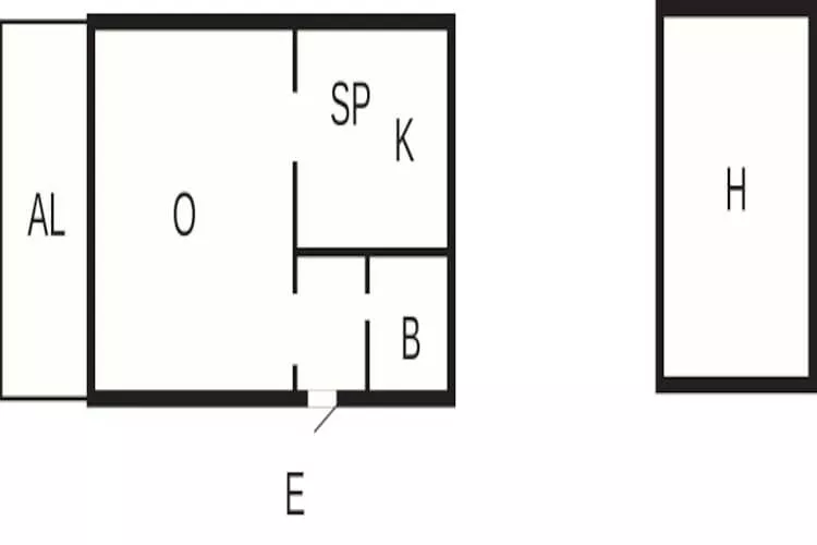 Natuurretraite op de boerderij in Berga-Plattegrond