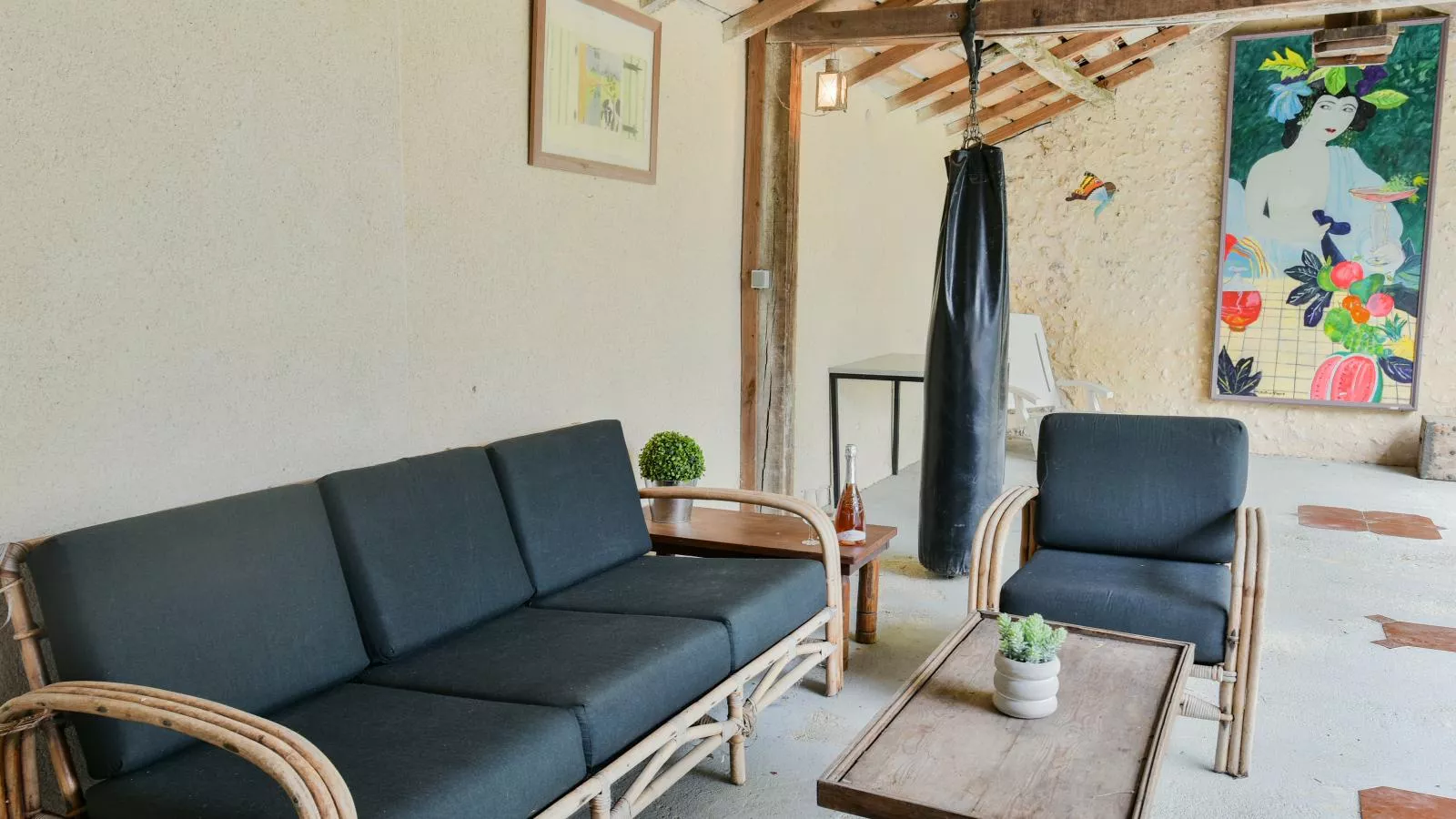 Maswari en Drapeau-Terrasbalkon