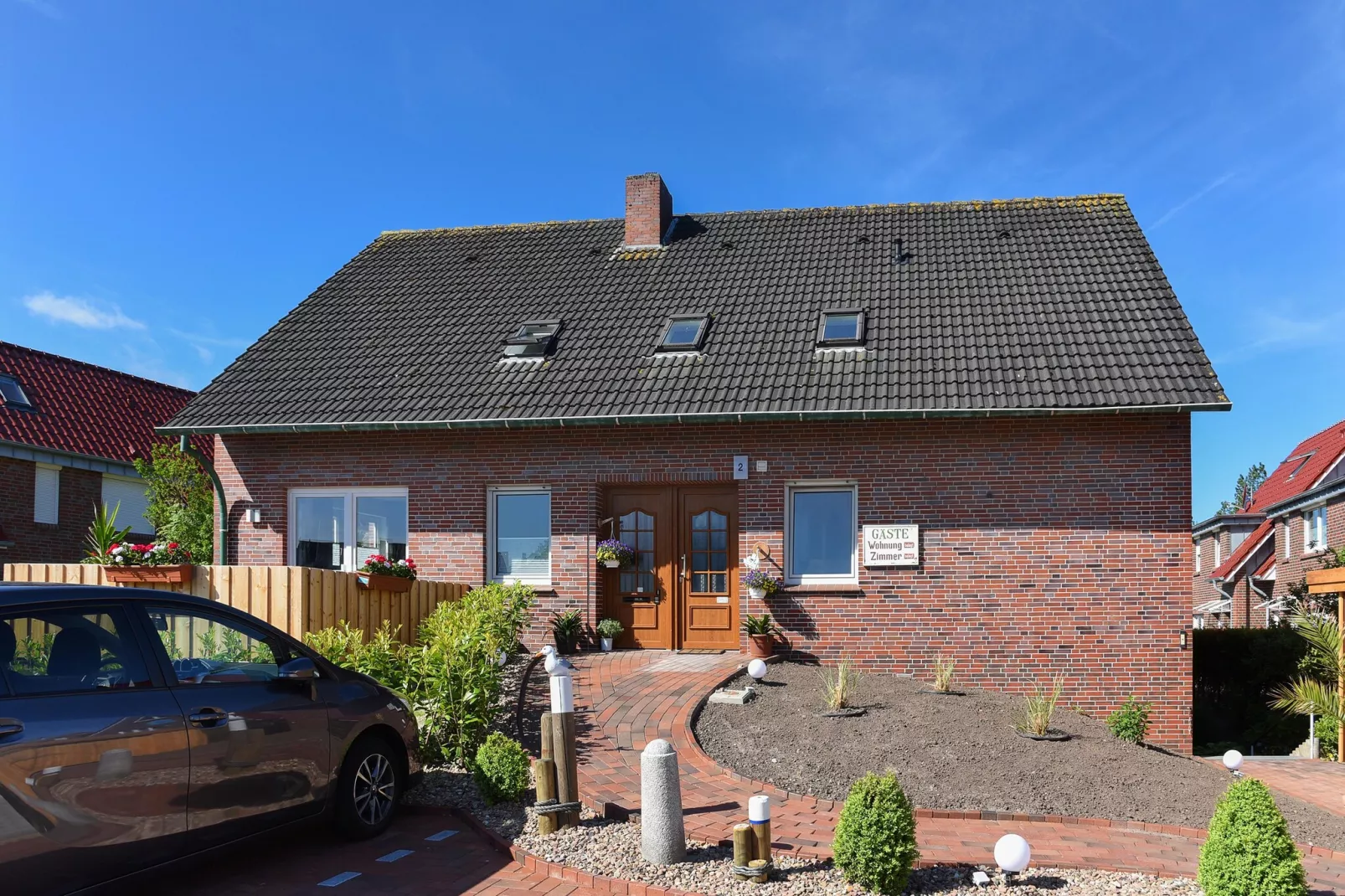 Haus zur Möwe 3 - Buitenkant zomer