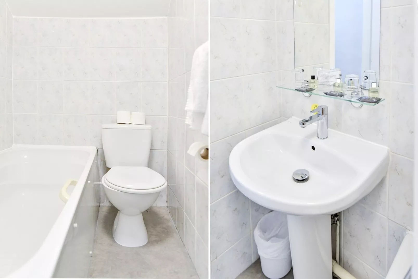 Standard Twin Room-Badkamer