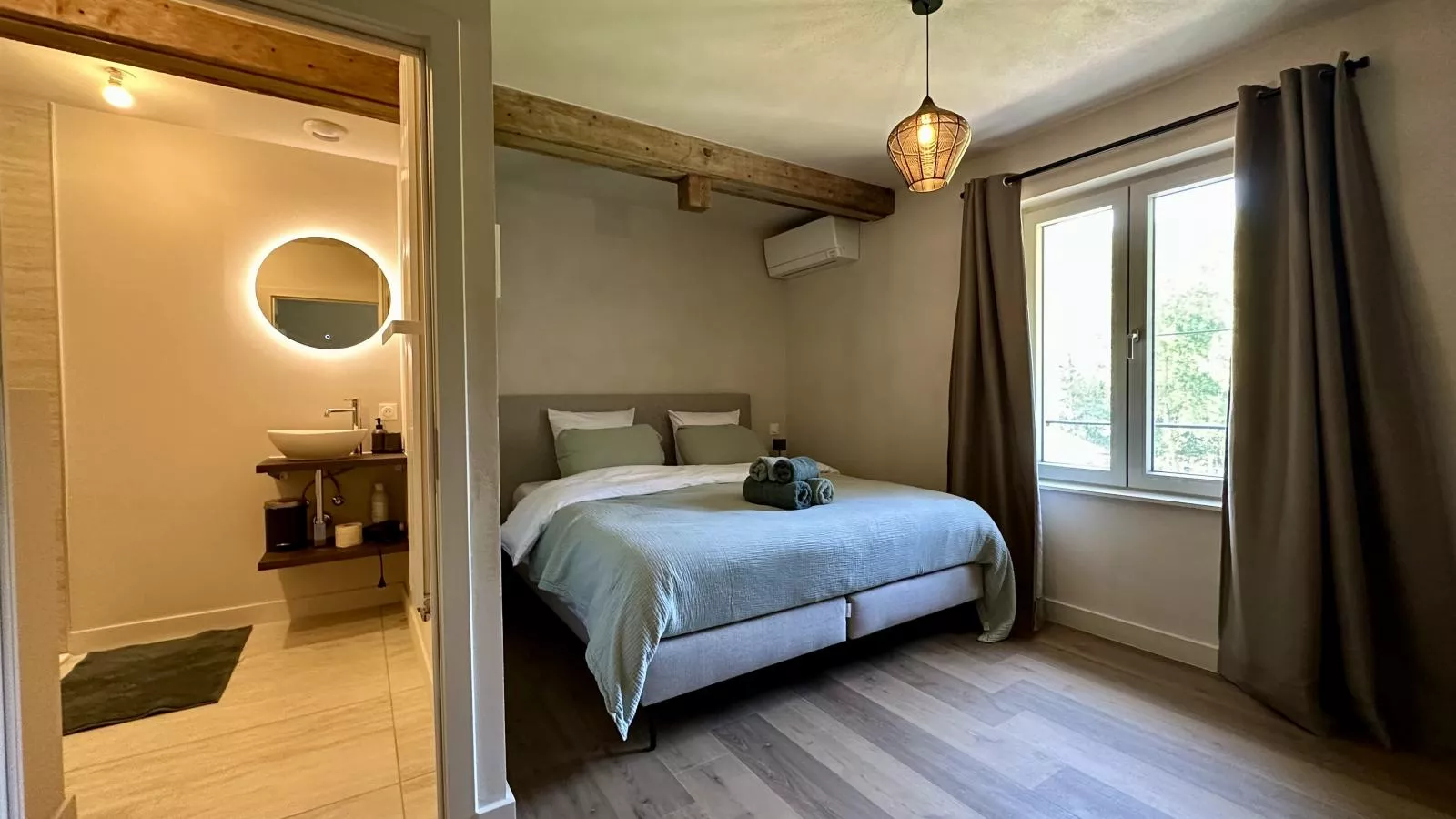 Le Moulin de Lachalade-Slaapkamer