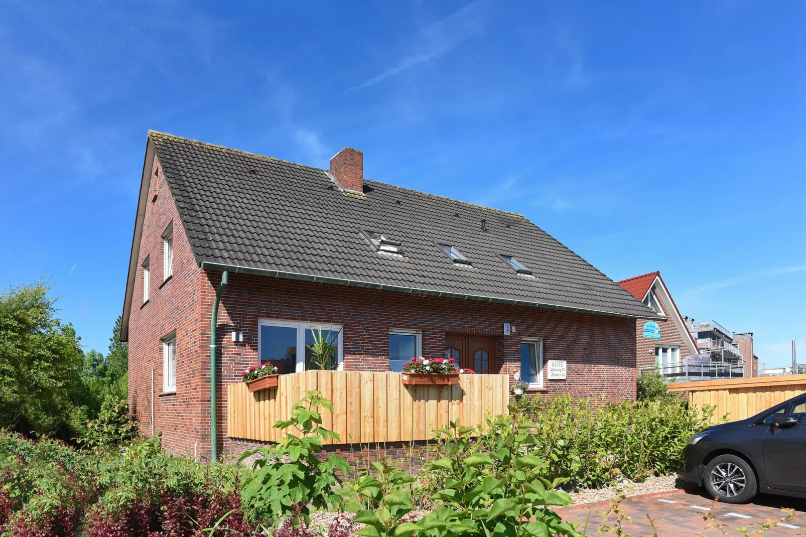 Haus zur Möwe 3 - Buitenkant zomer