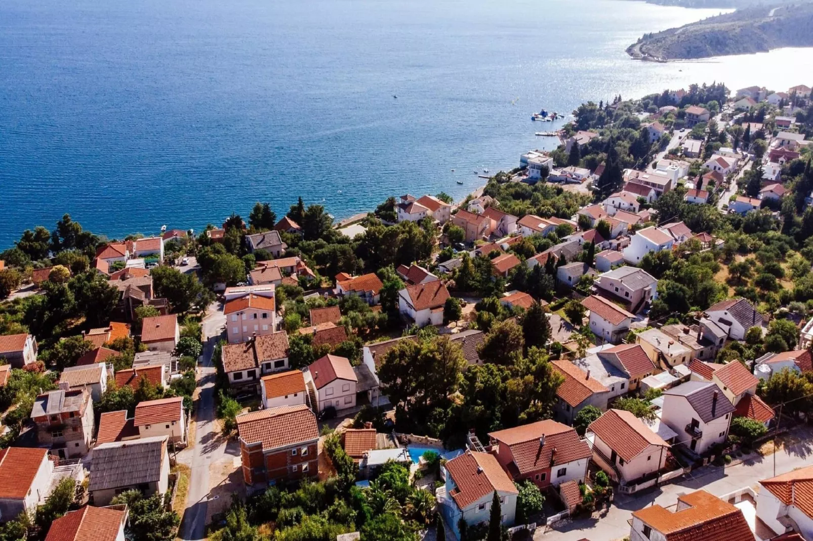 Sea view apartment Dajana-Gebieden zomer 20km