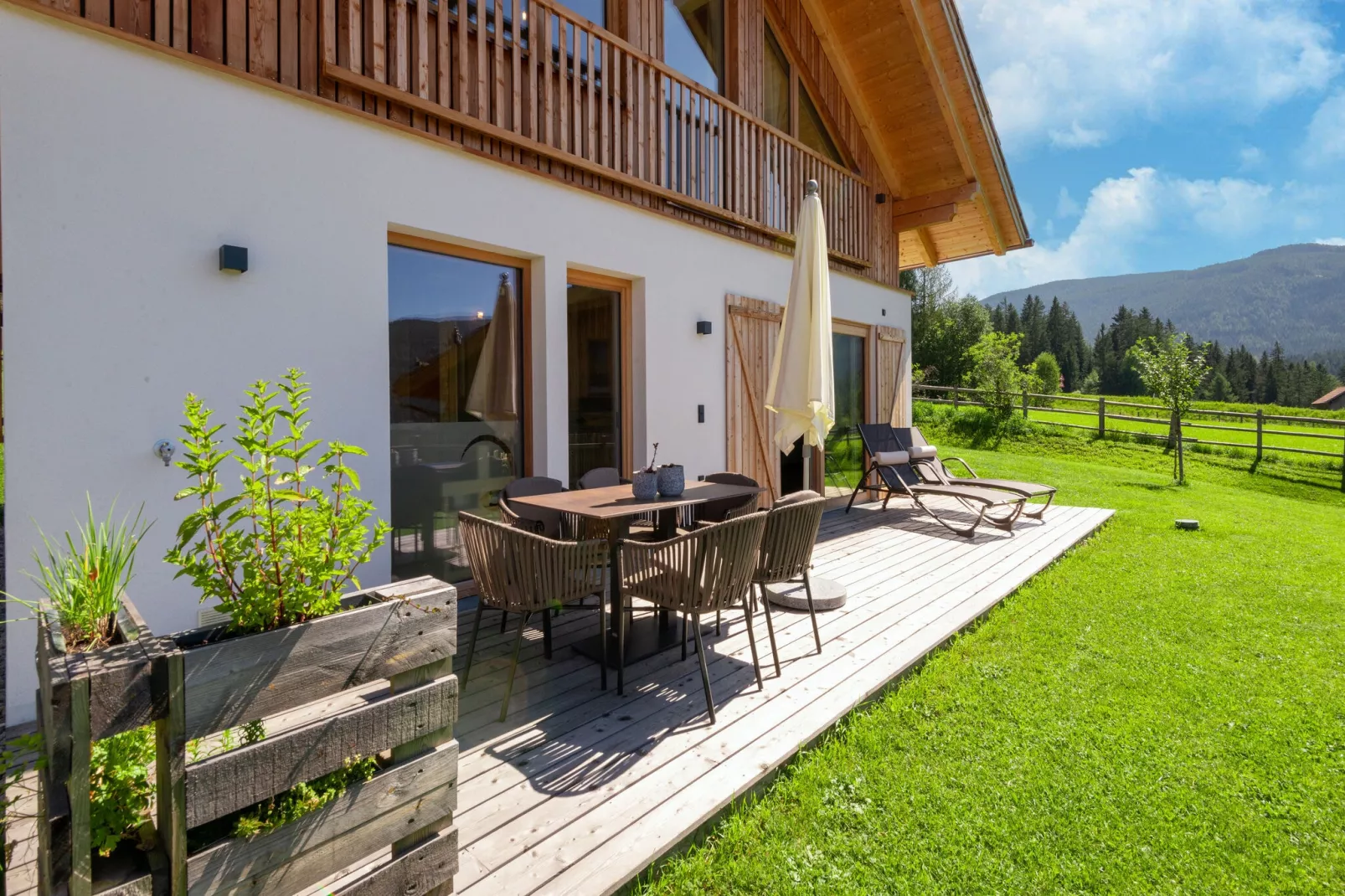Wellness "Ruap am Berg" - Terrasbalkon