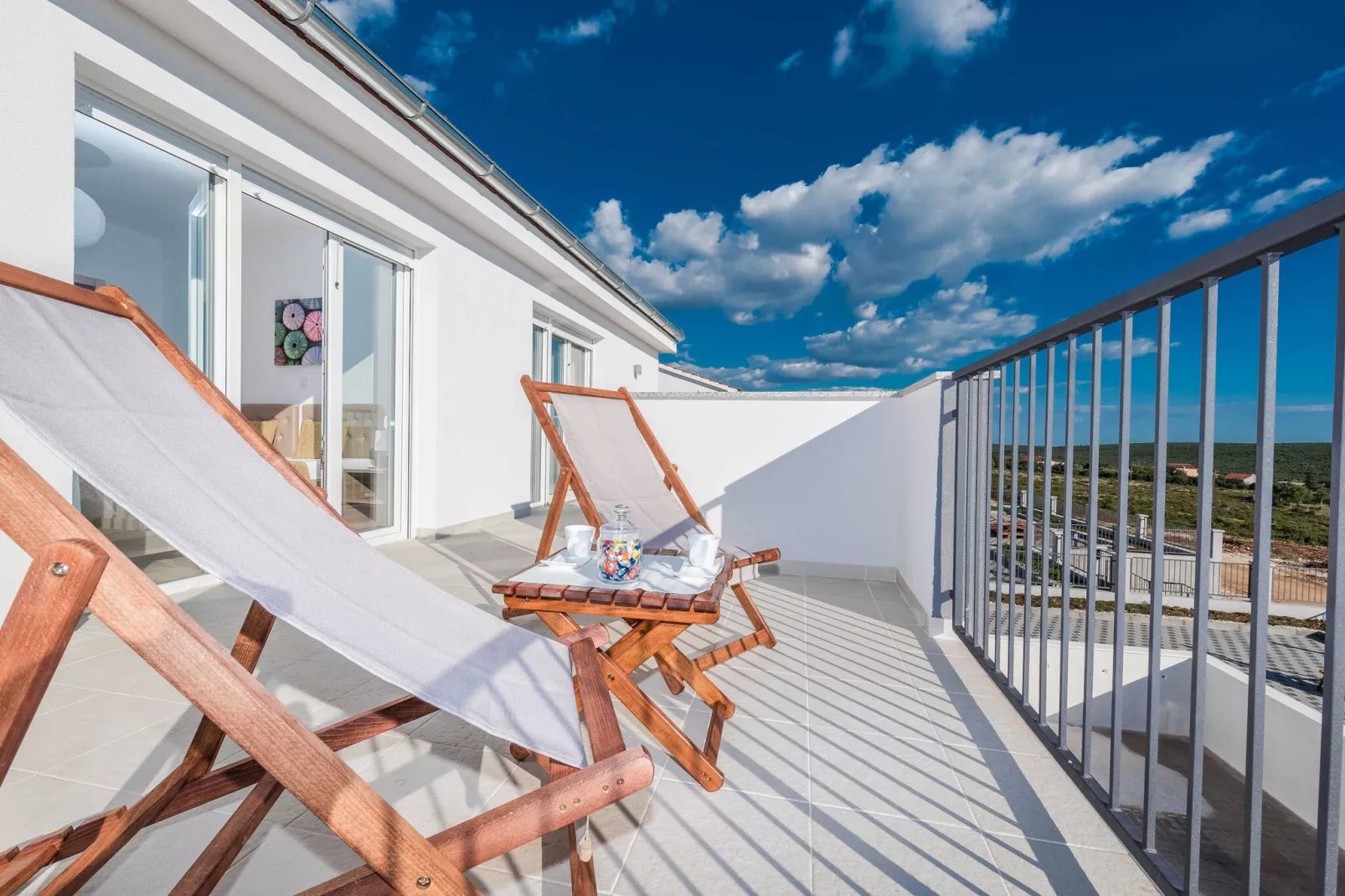 Luxury Escape with Swimming Pool & Modern Design - Four Bedroom Villa with Sea View and Private Pool ( Villa 8)-Terras