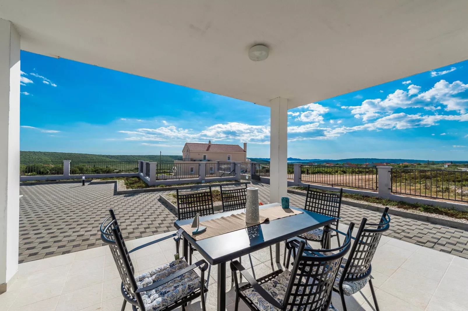 Luxury Escape with Swimming Pool & Modern Design - Four Bedroom Villa with Sea View and Private Pool ( Villa 8)-Terras