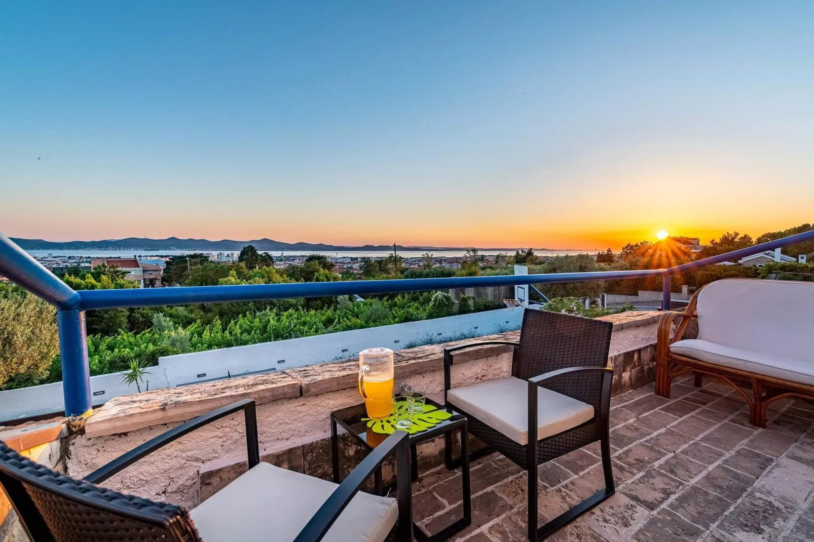 Sea view Villa Elia-Terrasbalkon