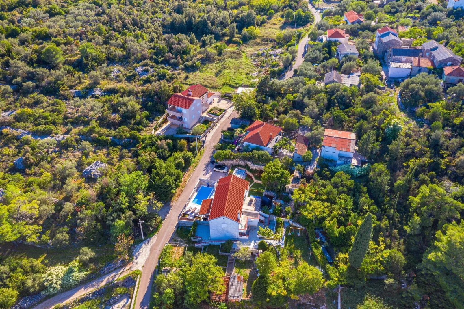 Sea view Villa Nana-Gebieden zomer 1km