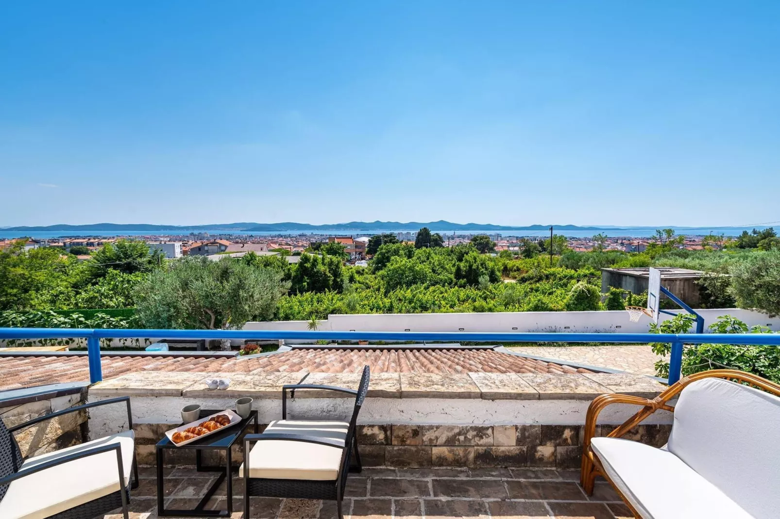 Sea view Villa Elia-Terrasbalkon