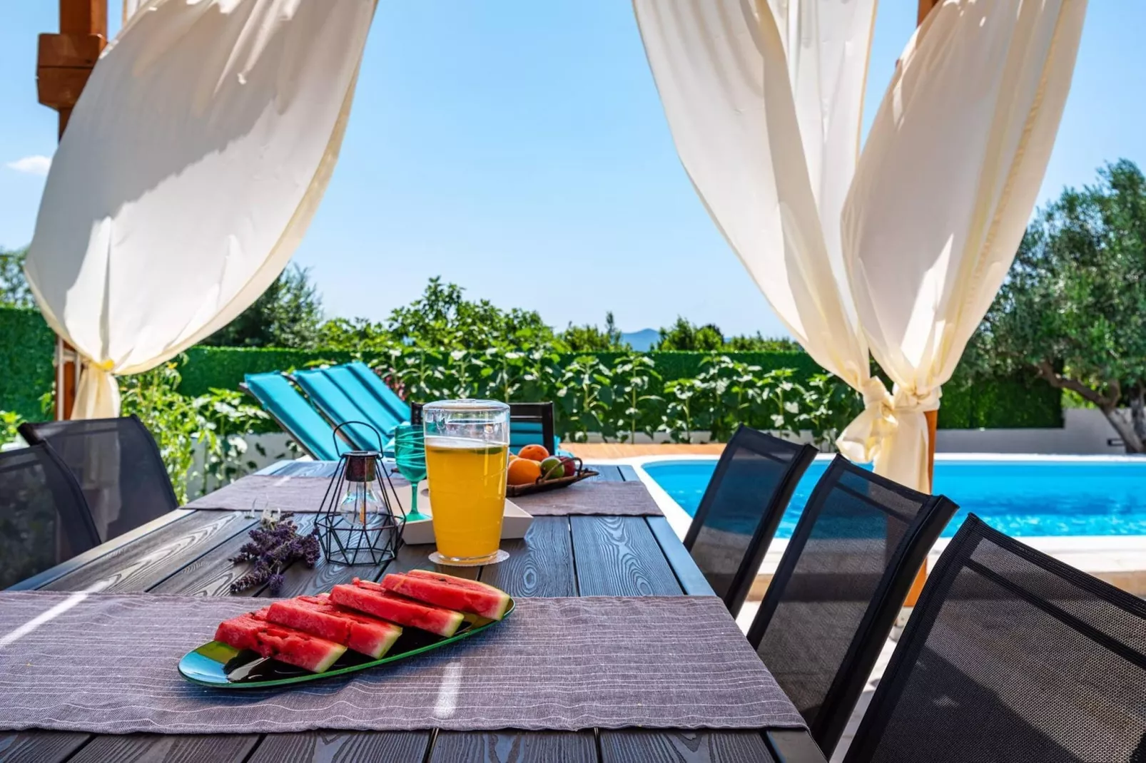 Sea view Villa Elia-Terrasbalkon