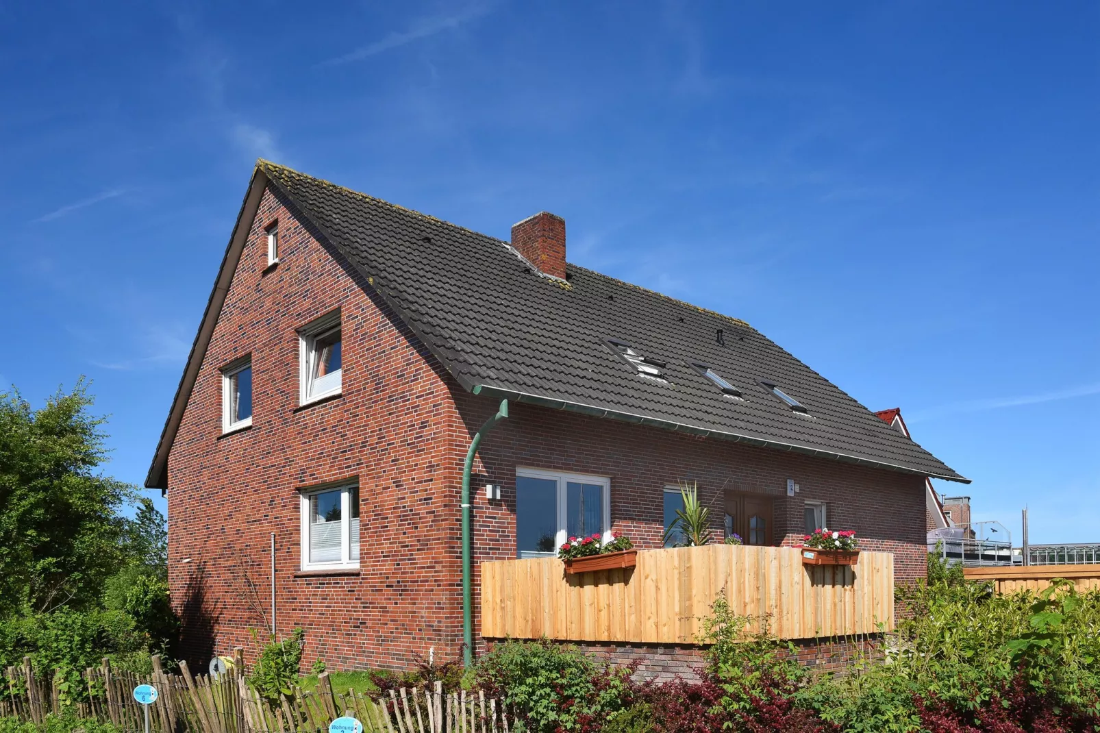 Haus zur Möwe 2 - Buitenkant zomer